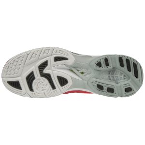 Mizuno Wave Lightning Z5 Mid Παπουτσια Βολλευ Ανδρικα - Κοκκινα/Μαυρα
